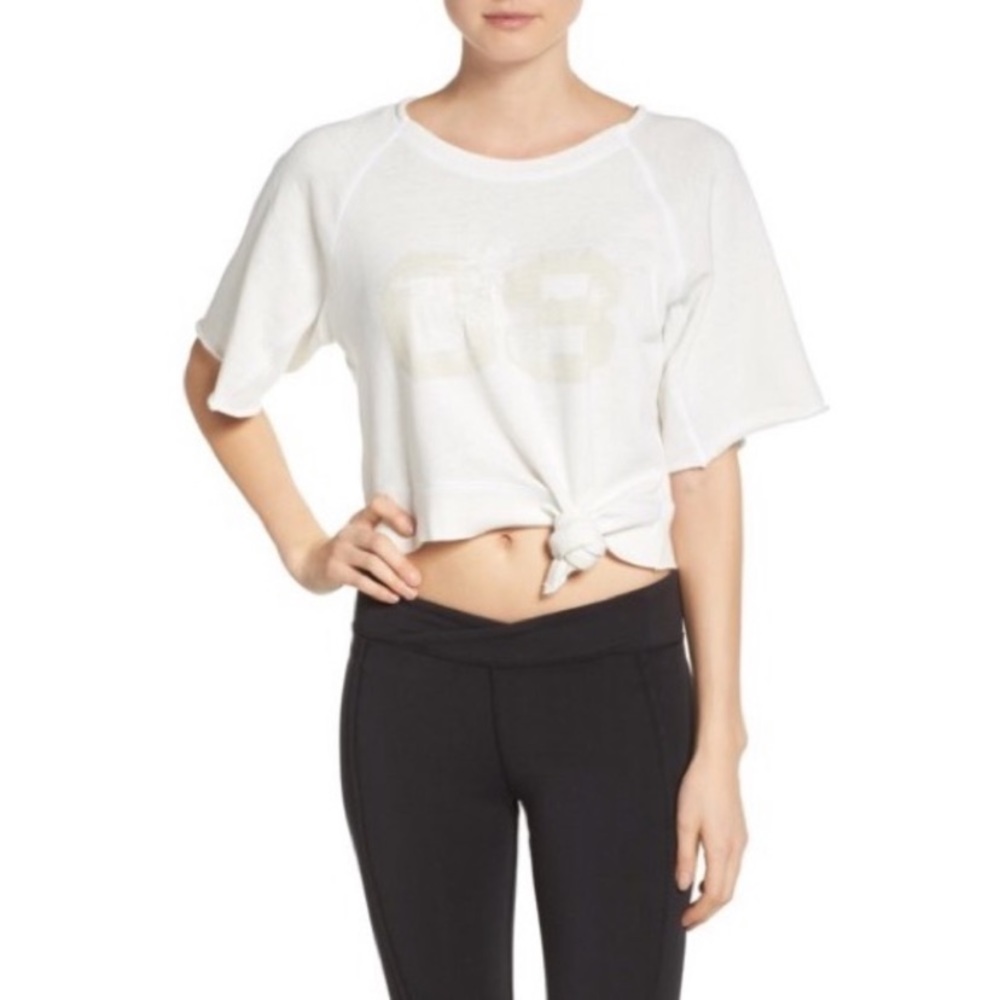Free People Aloha Sweatshirt Ivory